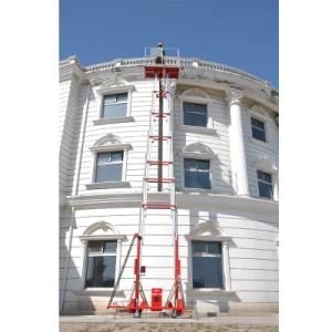 Double Mast Electric Aerial Work Platform Lift Machine Lifting 18 Meters with Ce ISO