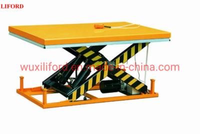 Stationary Electric Hydraulic Pump Lifting Table 1000kg-4000kg Capacity