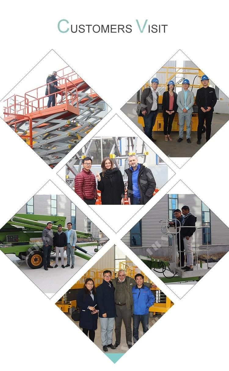 Customized Hydraulic Heavy Duty Cars Hoisting Scissor Lifts Platform