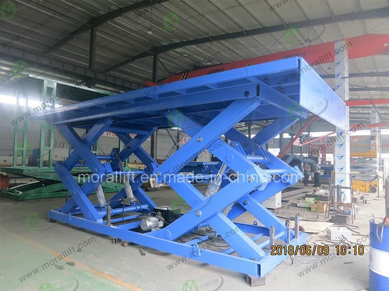 Stationary scissor dock lift with CE