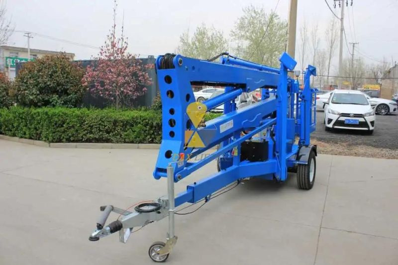 China Daxlifter Brand 10-16m Tralier Mounted Towable Articulated Boom Lift