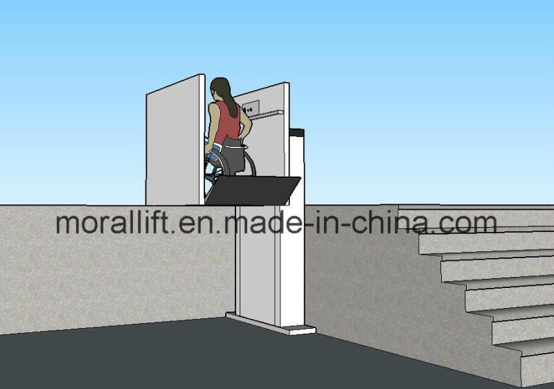 Public Access Electric Wheelchair Lift Elevator for Disabled