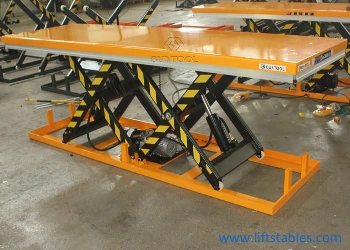 2t Large Platform Hydraulic Scissor Lift Platform for Sale