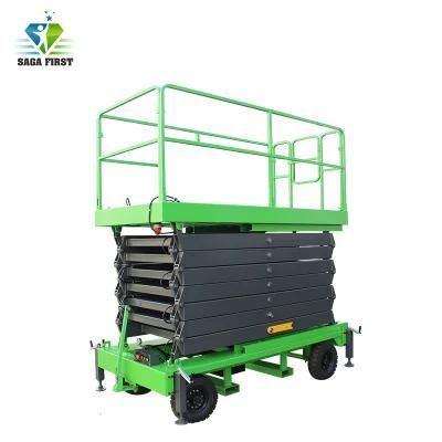 1000kg Load Capacity Mobile Electric Scissor Lift with CE