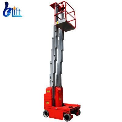China Factory Electric Mobile Self Propelled Movable Dual Mast Aluminum Air Conditioner Lift CE ISO Lifts