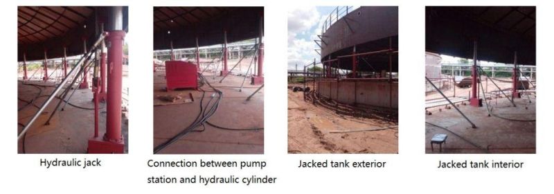 Hydraulic Jacking for TankAutomatic CNC Hydraulic Lifting System