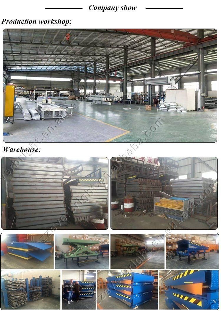 Loading Stationary Fixed Hydraulic Cylinder Dock Leveler for Container