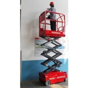 Moble Electric Scissor Lift Machine Max Platform Height 6 Meters for Sale