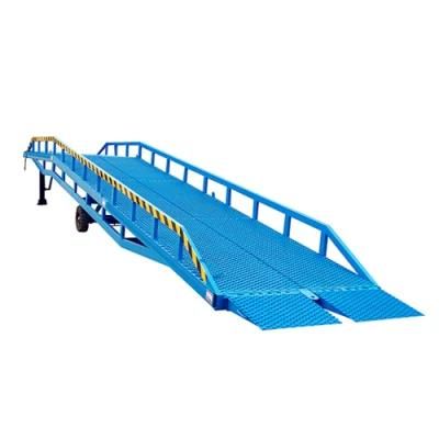 Forklift Container Loading Mobile Hydraulic Dock Loading Ramp