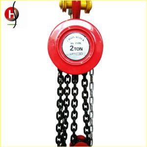 Hot Sell Chain Pully Block, Heavy Duty Round Manual Lifting Chain Hoist