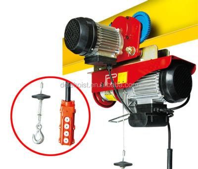 Mini Electric Hoist with Wireless Remote Small Pulley Hoists Dpa800b*20m
