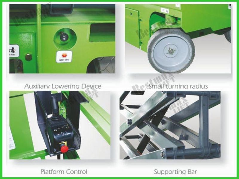 Small Platform Size Automatic Self Propelled Aerial Work Platform