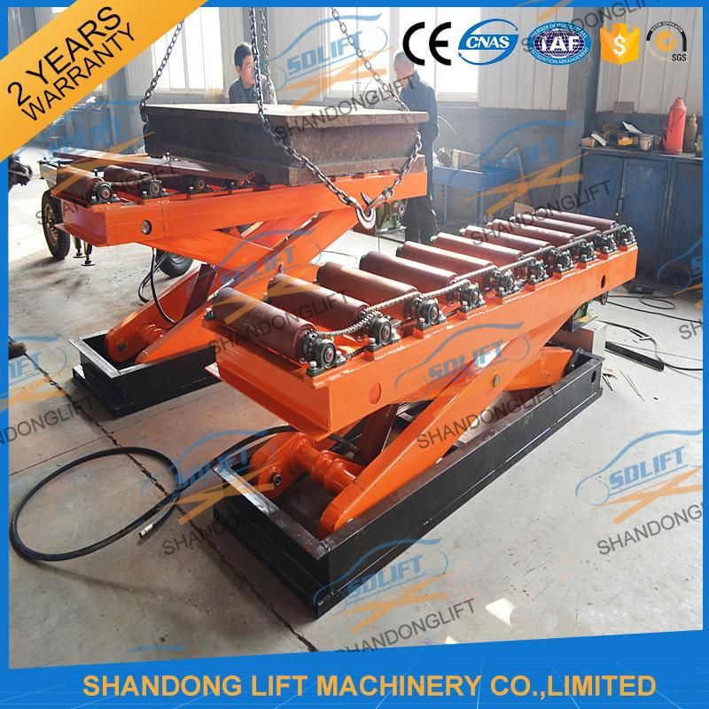 Underground Hydraulic Scissor Double Platform Car Lift