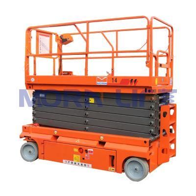 12m Working Height Battery Power Platform Small Electric Scissor Lift