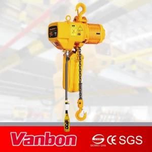 1ton Supension Hook Type Electric Chain Hoist Dual Speed
