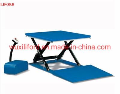 1000kg Hy1001 Hydraulic Low Profile Scissor Lift Table