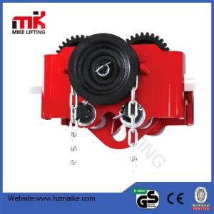 Ce Manual Beam Geared Trolley for Electric Chain Hoist