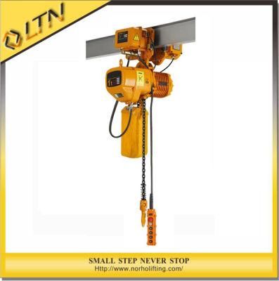 High Quality 1.5 Ton Electric Chain Hoist with Trolley