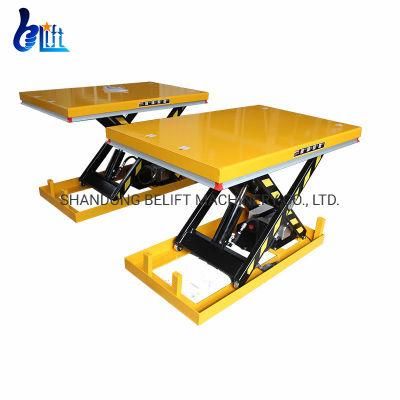 1m Electric Lifting Platform Warehouse Cargo Handling Scissor Lifter