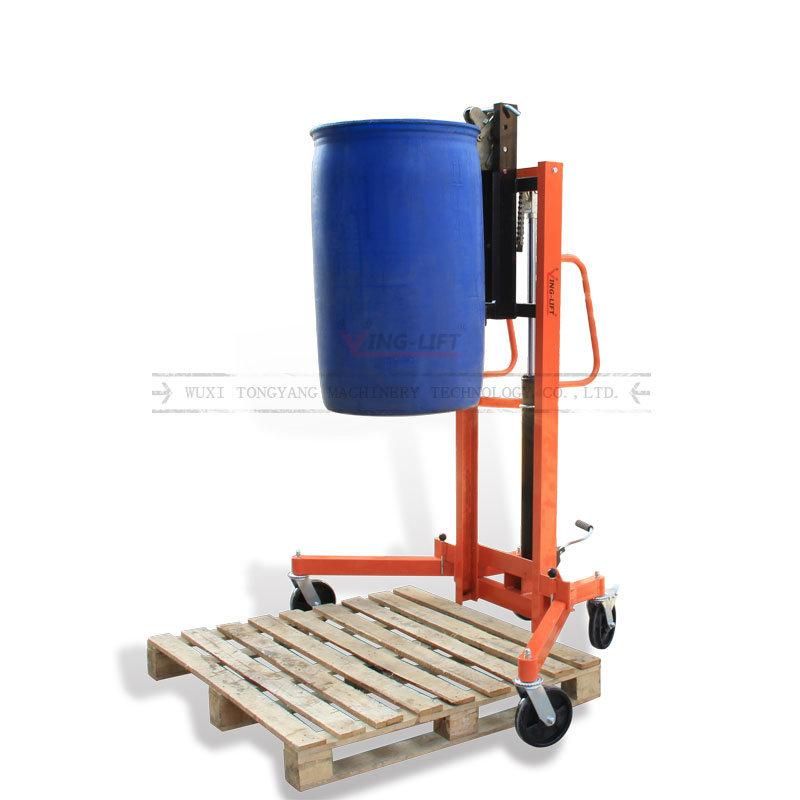 Optional Single Eagle-Grip or Double Eagle-Grip Hydraulic Drum Truck 400kg Capacity Dt400b