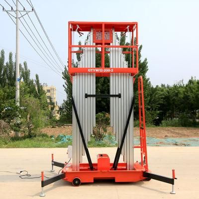 2022 New Stock 6m 8m 10m 12m 14m CE Approved Hydraulic Lifting Platform/Tracked Scissor Lift