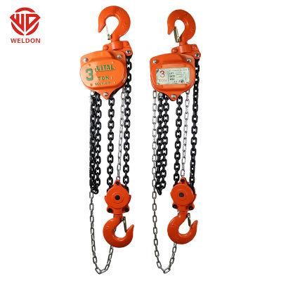Heavy 20t Manual Chain Fall Hoist 3m Chain Hoist