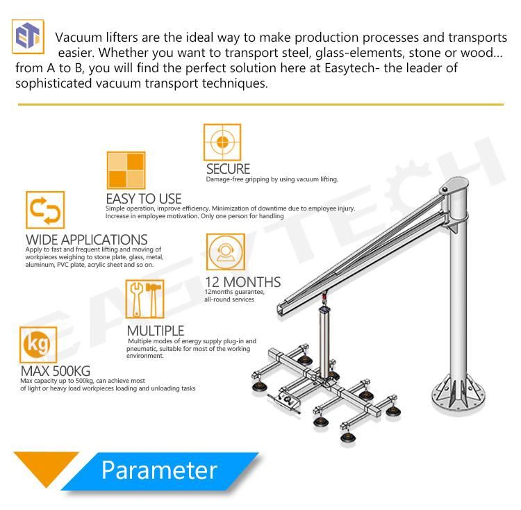 Vacuum Manipulator Sheet Metal Handling Crane with Vacuum Lifter