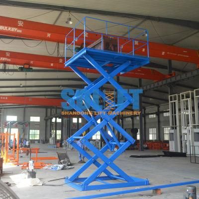 Hydraulic Electric Stationary Warehouse Cargo Freight Elevator