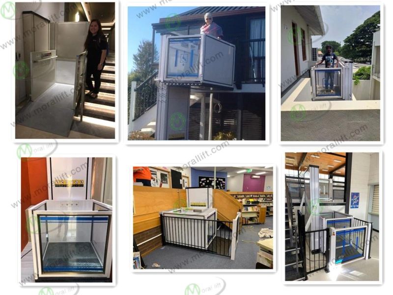 Vertical Hydraulic Driven Disabled Home Wheelchair Lift