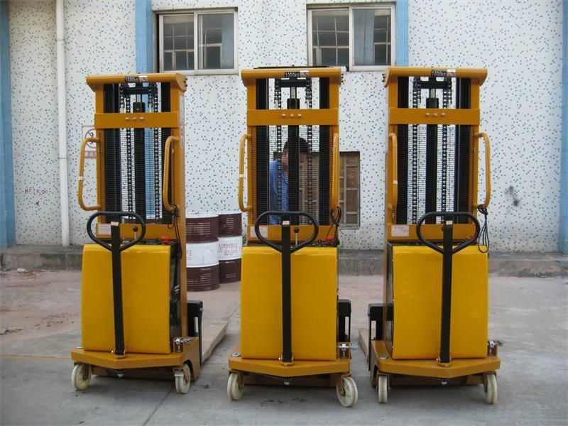 Battery Fork Lift Semi Electric Stacker