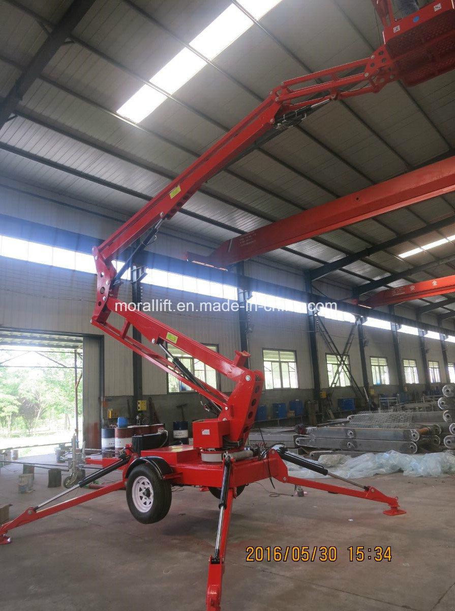 10m 12m 14m 16m Towable Trailer Spider Boom Lift