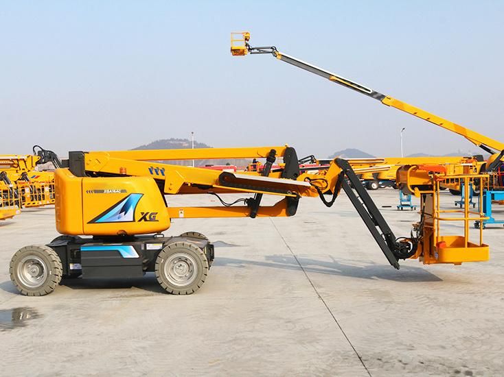 Electrical Mobile Elevating Aerial Work Platform 16m Articulated Boom Lift Xga16AC for Sale