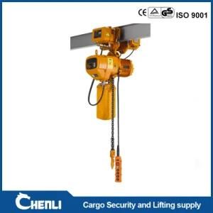 Electric Lifting Chain Hoist Trolley Winch Hoist 220-440V, 50/60Hz, 1-3 Phase