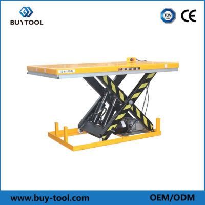 Heavy Duty Cargo Lift Table Cargo Elevator Scissor Lift Platform 4 Tons