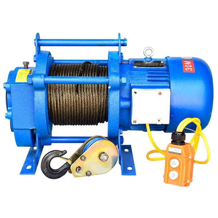 20000lbs 220V 12V or 24V Used High Speed Quality Small Electric Winch
