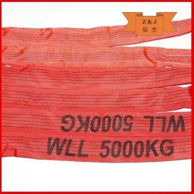 5t*8m Double Sleeve Polyester Endless Round Sling for Lifting