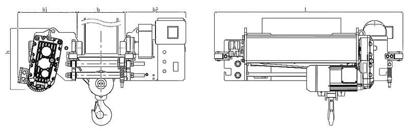 Wirerope Hoist- Low Headroom, Advanced Technology with European Design