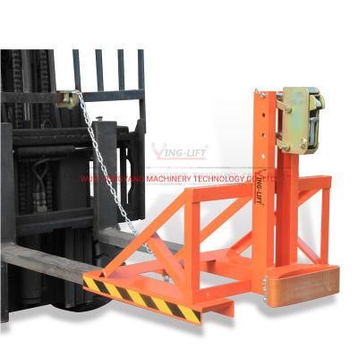 Dg500A Fork Truck Mounted Drum Grabs with Single Gator Grip Head