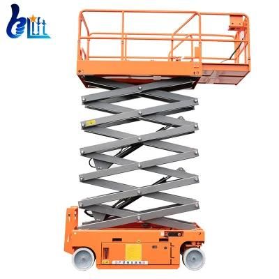 12m Hydraulic Mobile Scissor Lift Electric Man Lift for Sale