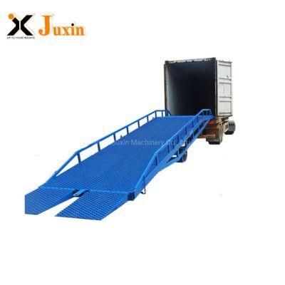 6-15ton Adjustable Height Container Hydraulic Mobile Loading Dock Yard Unloading Ramps for Forklift Truck Warehouse