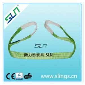 2018 2t*5m Polyester Double Eye Webbing Sling Safety Factor 6: 1