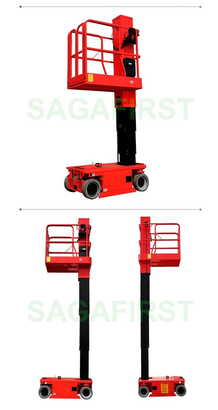 4m 5m Self Propelld Working Platform Lift Vertical Telescopic Lift