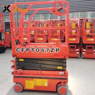 Hydraulic Scissor Lifting Equipment Hydraulic Battery Mobile Scissor Lift Platform