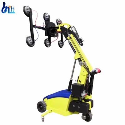 Battery Power Telescopic Boom Arm Glass Lifting Equipment Sucker Vacuumer Lifter