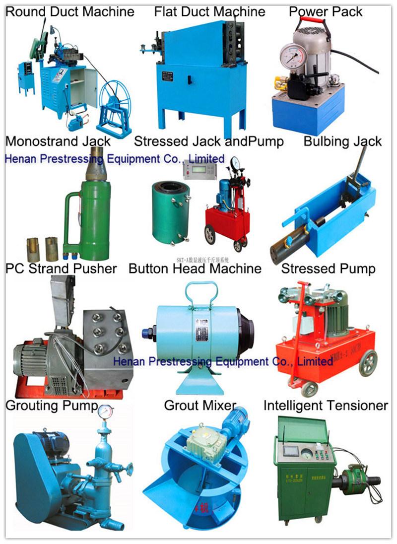 Qyc270 Prestressed Hydraulic Monostrand Stressing Jack