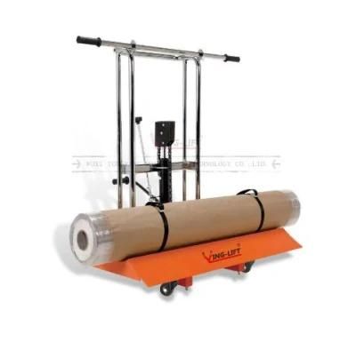 Load Capacity 400kg Lifting Height 850mm Roll Stacker Manual Type