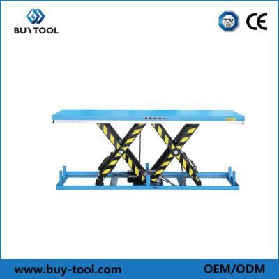 Stationary Scissor Lift Table 1000mm Lifting Height for Heavy Material Handling