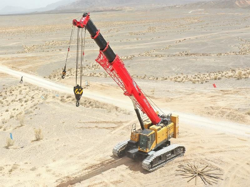 New 90 Ton Crawler Crane Boom Crane Scc900e