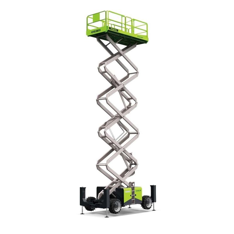 Zs1623rt 18m Zoomlion Diesel Rough Terrain Scissor Lifts Price for Sale