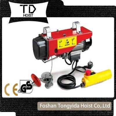 PA 500 Type Emergency Control Button Electric Wire Rope Mini Hoist